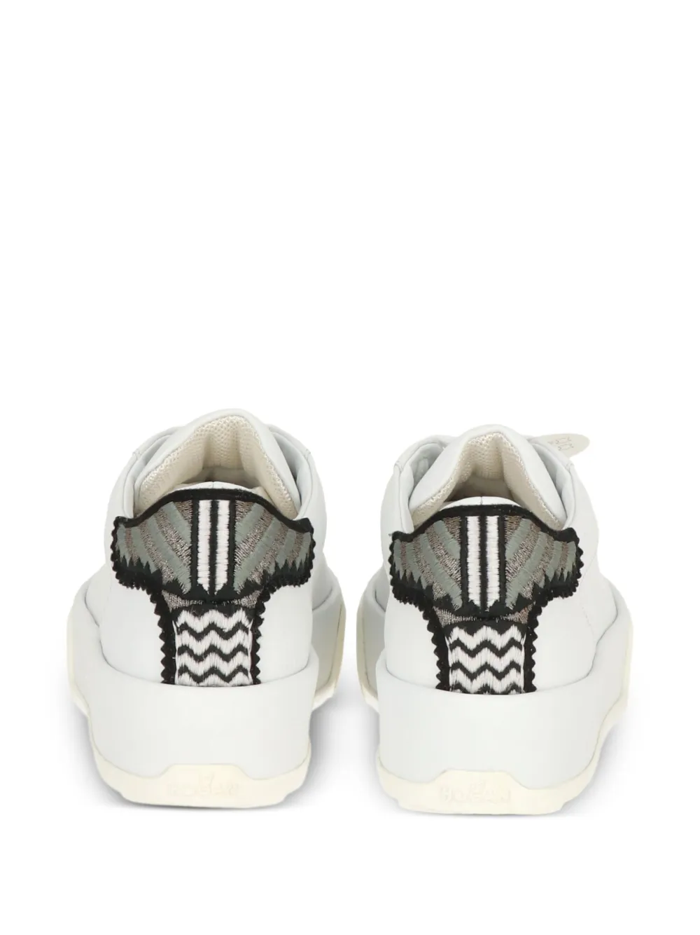 Hogan leather platform sneakers White