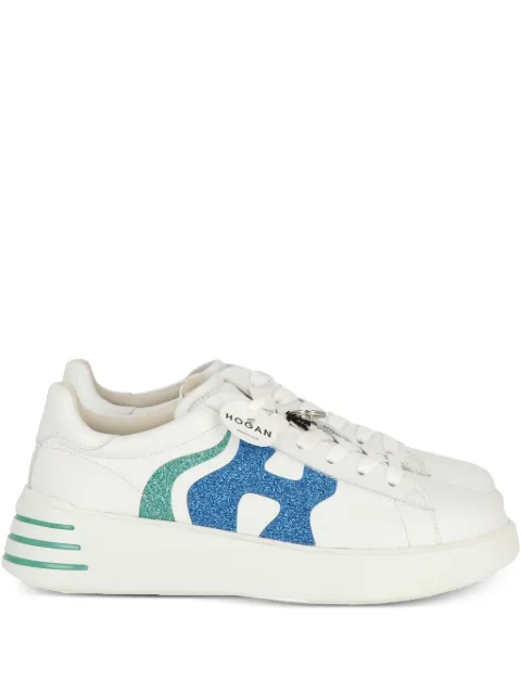 Hogan glitter-logo sneakers 
