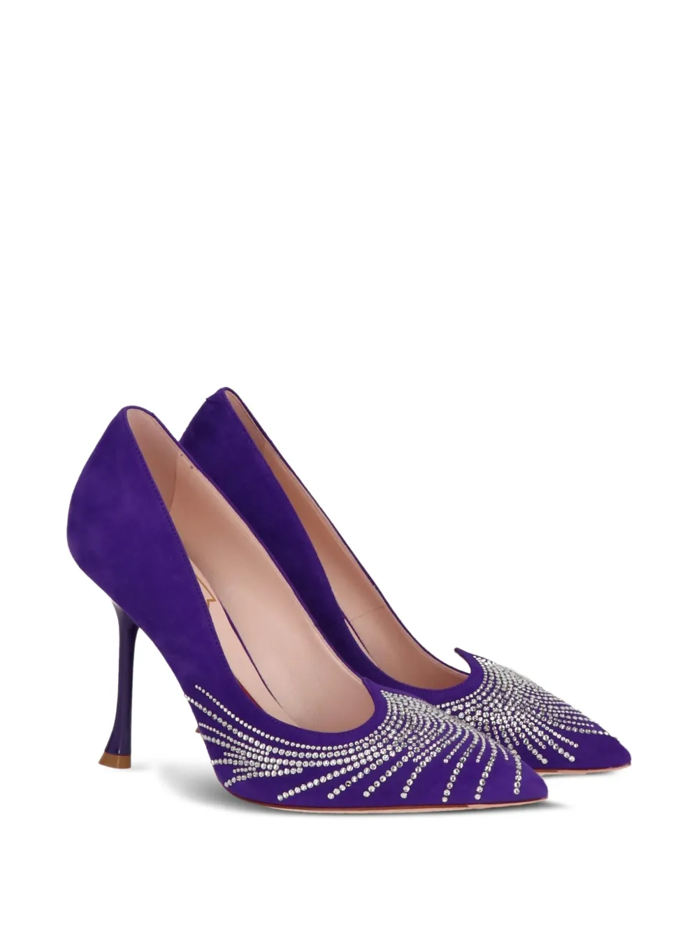 Roger Vivier crystal-embellished pointed-toe pumps | Heeled Pumps | Image 2