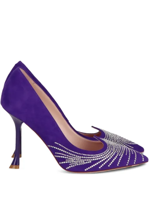 Roger Vivier crystal-embellished pointed-toe pumps