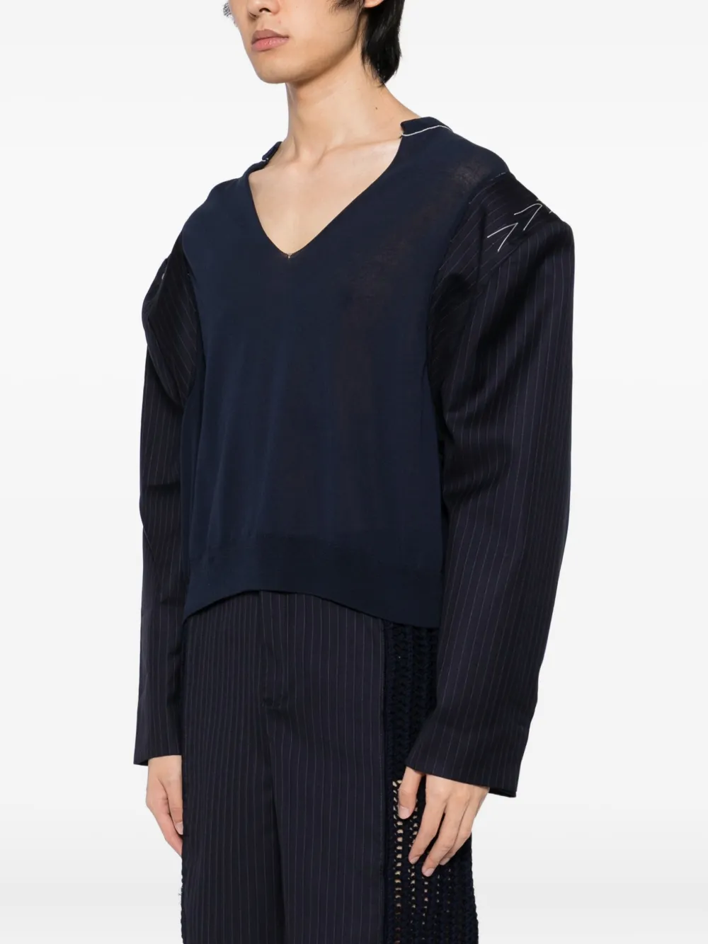  Sonia Carrasco Panelled Top - Blue 