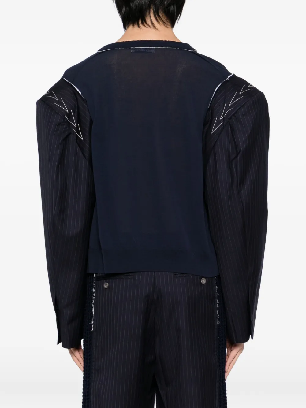 SONIA CARRASCO Top met vlakken Blauw