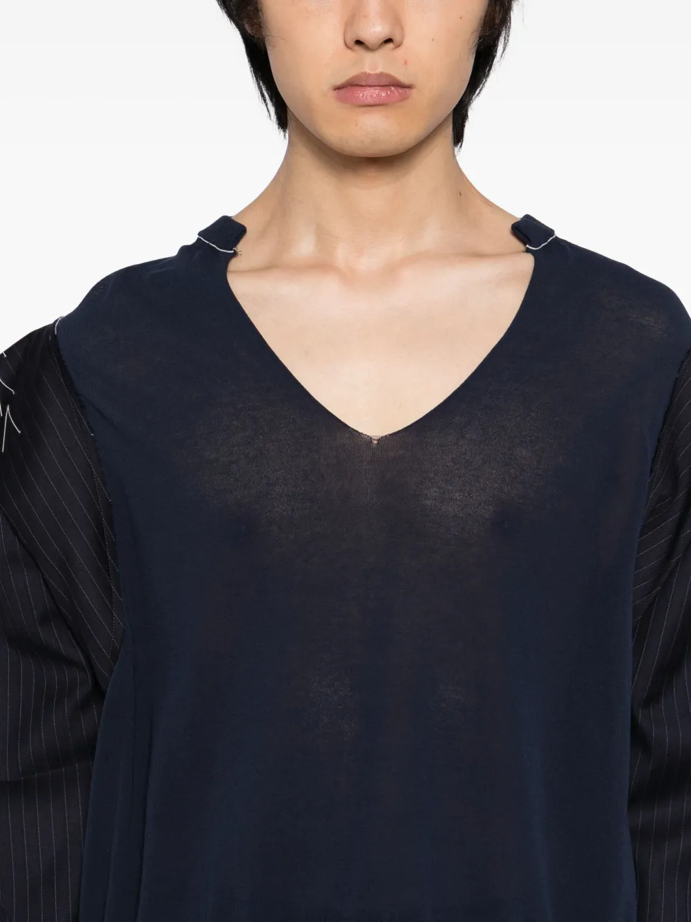 SONIA CARRASCO Top met vlakken Blauw