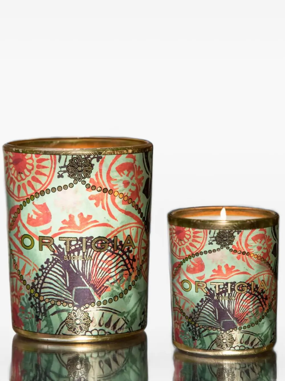 Ortigia Sicilia Fico D'india Candle (7cm X 8.5) In Green