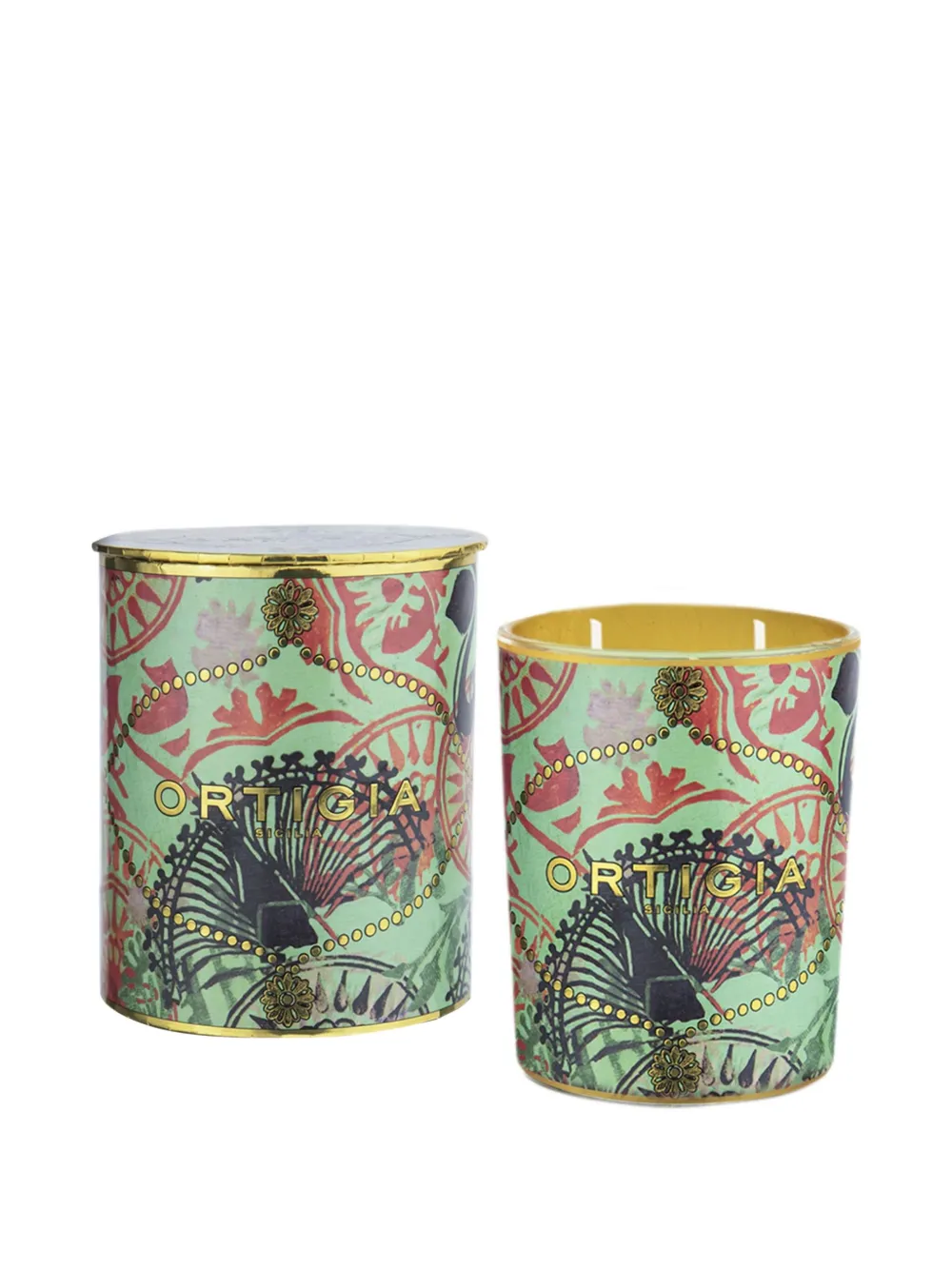 Ortigia Sicilia Fico D'india Candle (7cm X 8.5) In Green