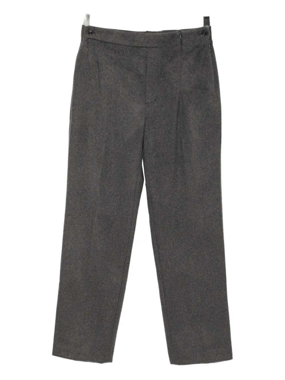 Juntae Kim Flower Tailored Trousers In Gray