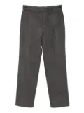 JUNTAE KIM flower tailored trousers - Grey
