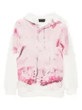 JUNTAE KIM graphic-print hoodie - Neutrals