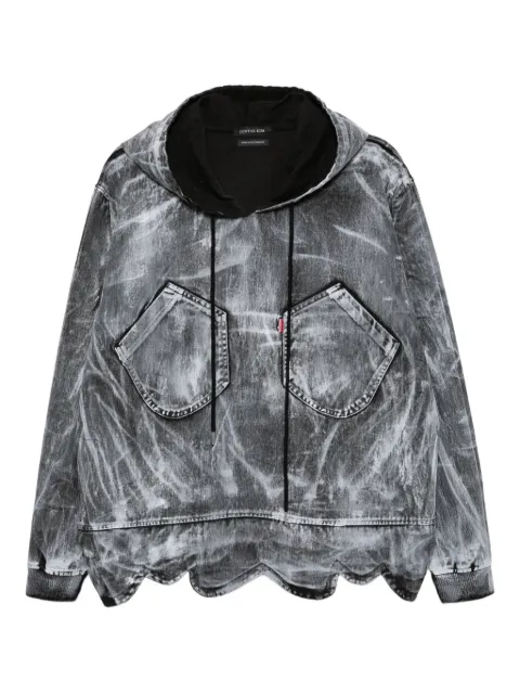 JUNTAE KIM painted petal hoodie