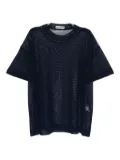 SONIA CARRASCO sheer T-shirt - Blue