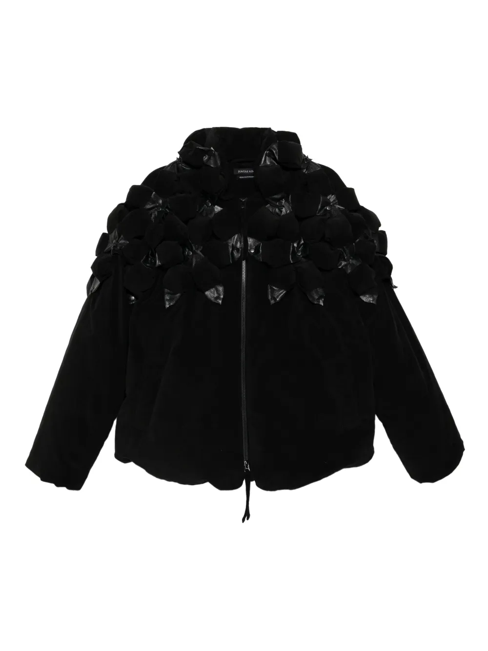 Juntae Kim Floral-embellishment Down Jacket In Black