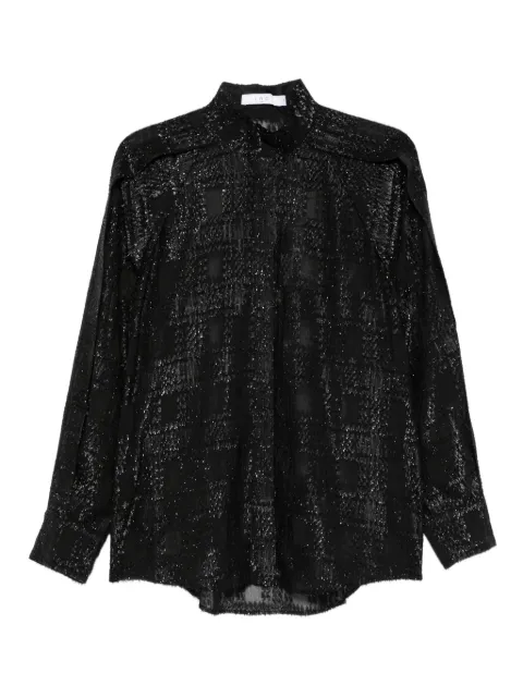 IRO patterned-jacquard blouse
