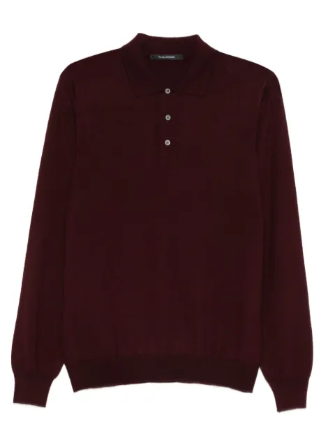 Tagliatore long-sleeve buttoned polo shirt