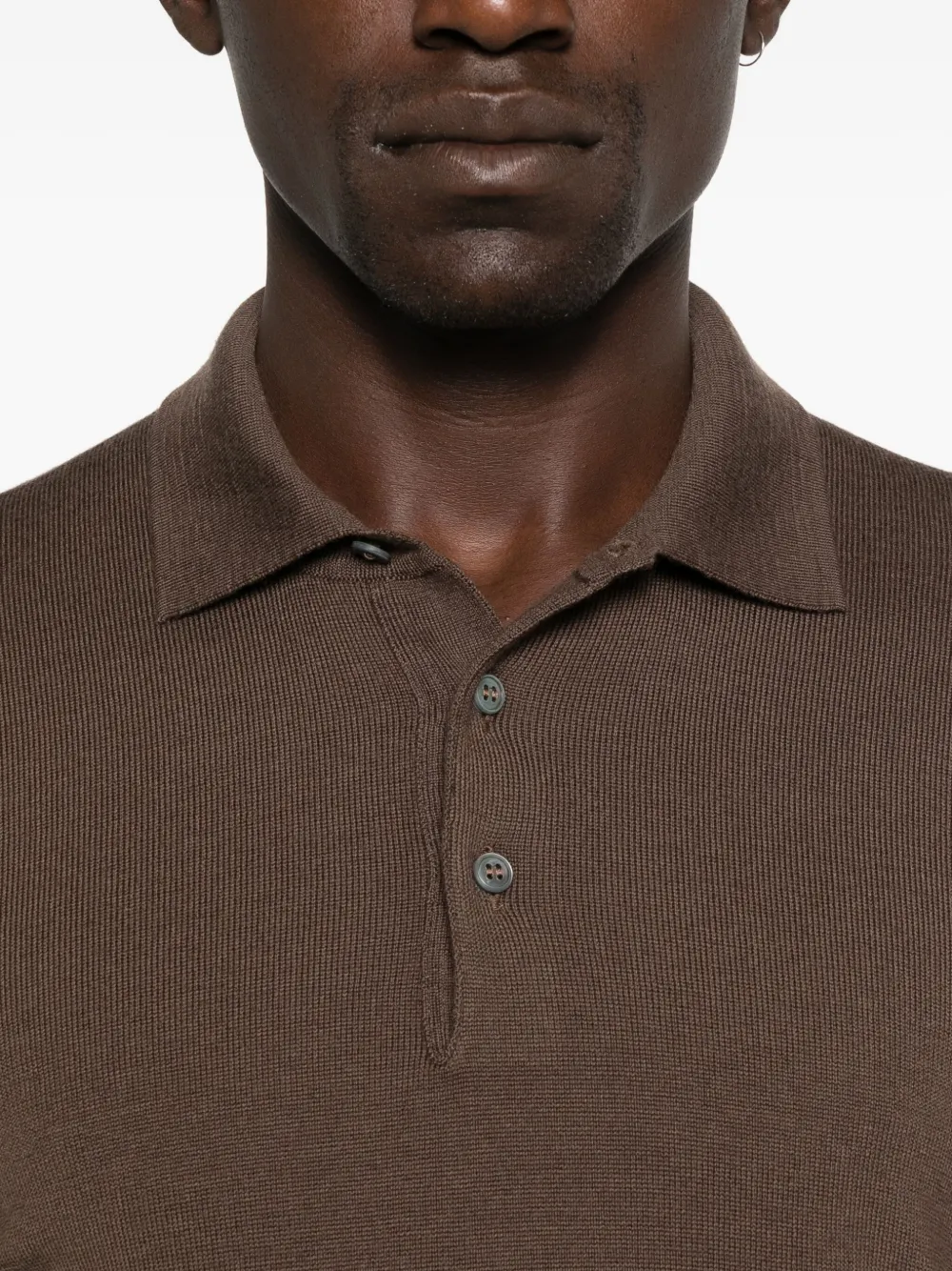 Tagliatore long-sleeve polo shirt Bruin