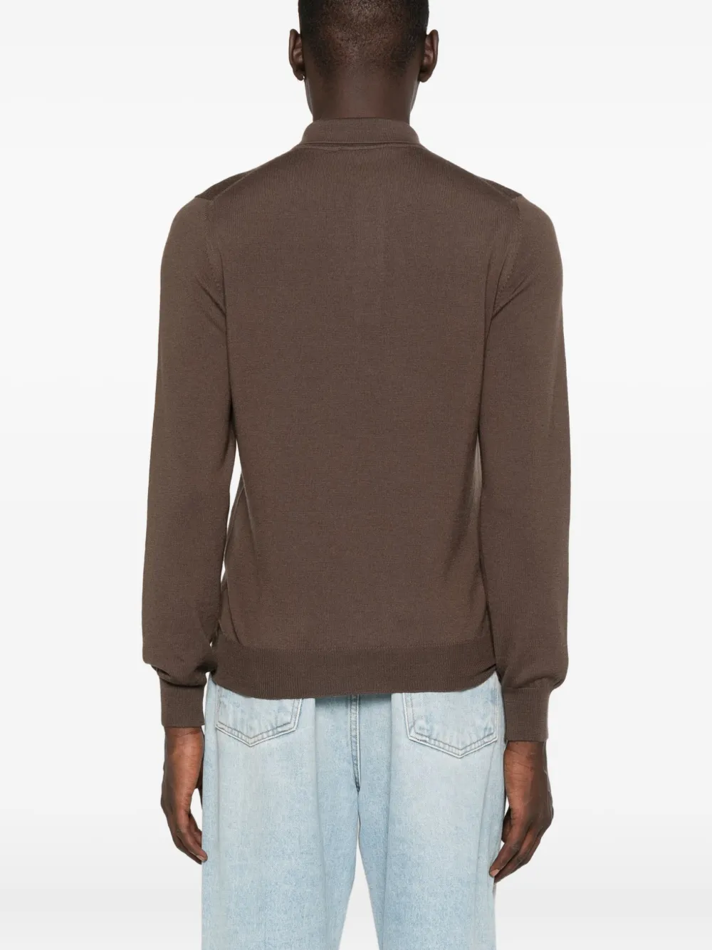 Tagliatore long-sleeve polo shirt Bruin