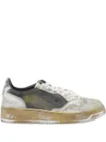 Autry snakeskin-panelled leather sneakers - Grey