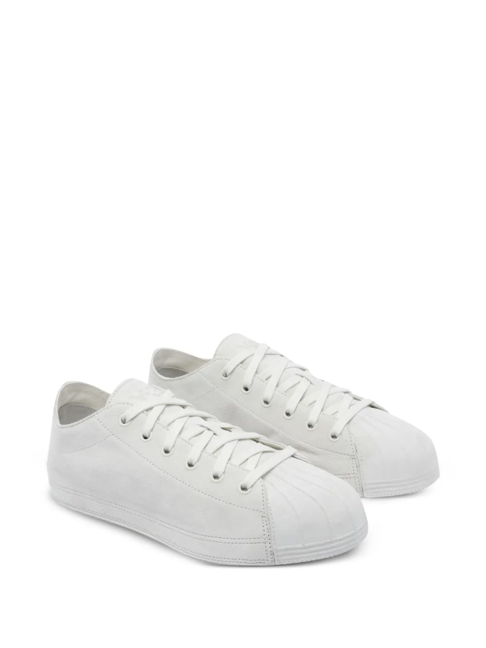 Y-3 Suède leren sneakers Wit