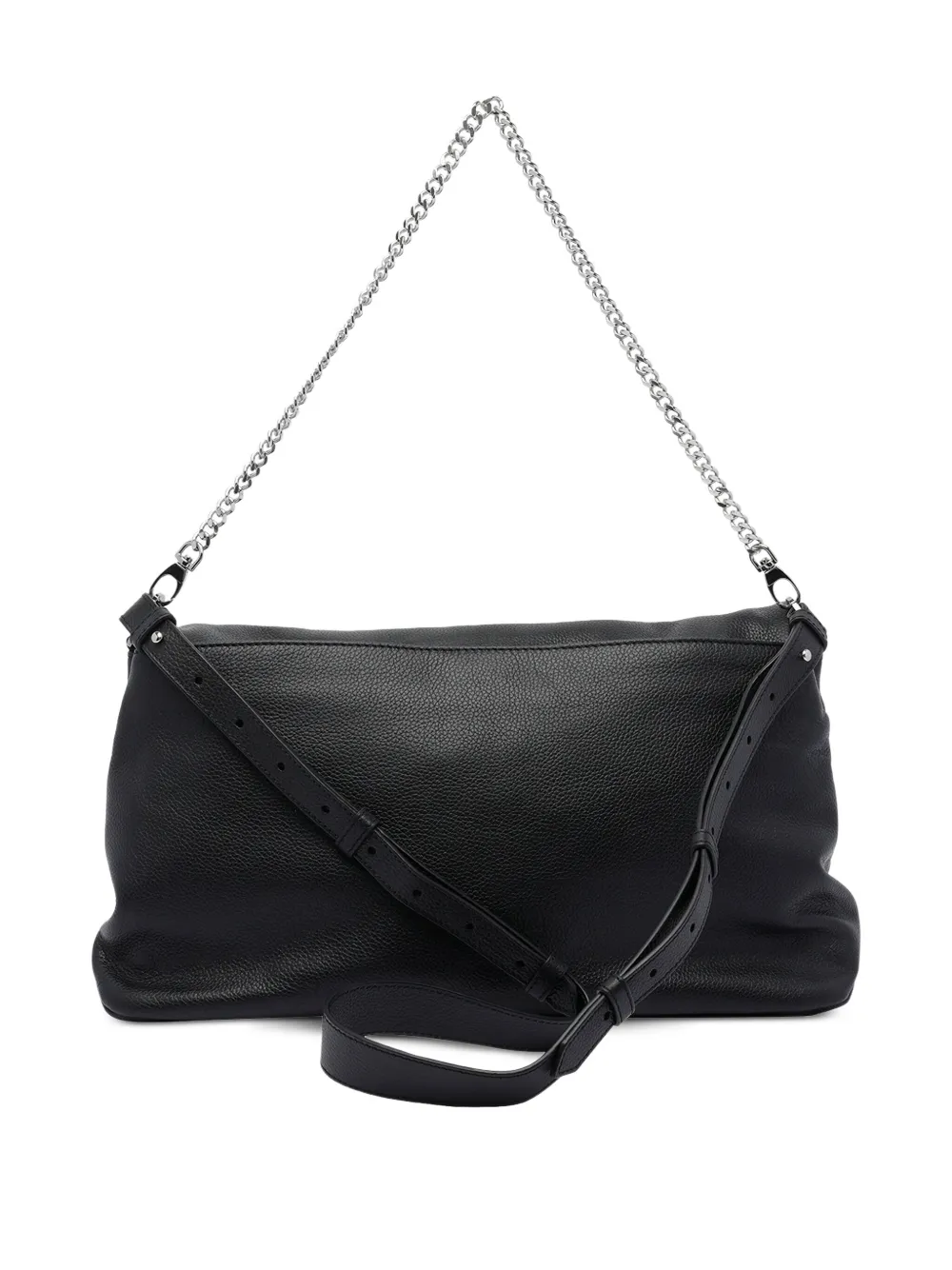 Zadig&Voltaire chain-strap leather shoulder bag Zwart
