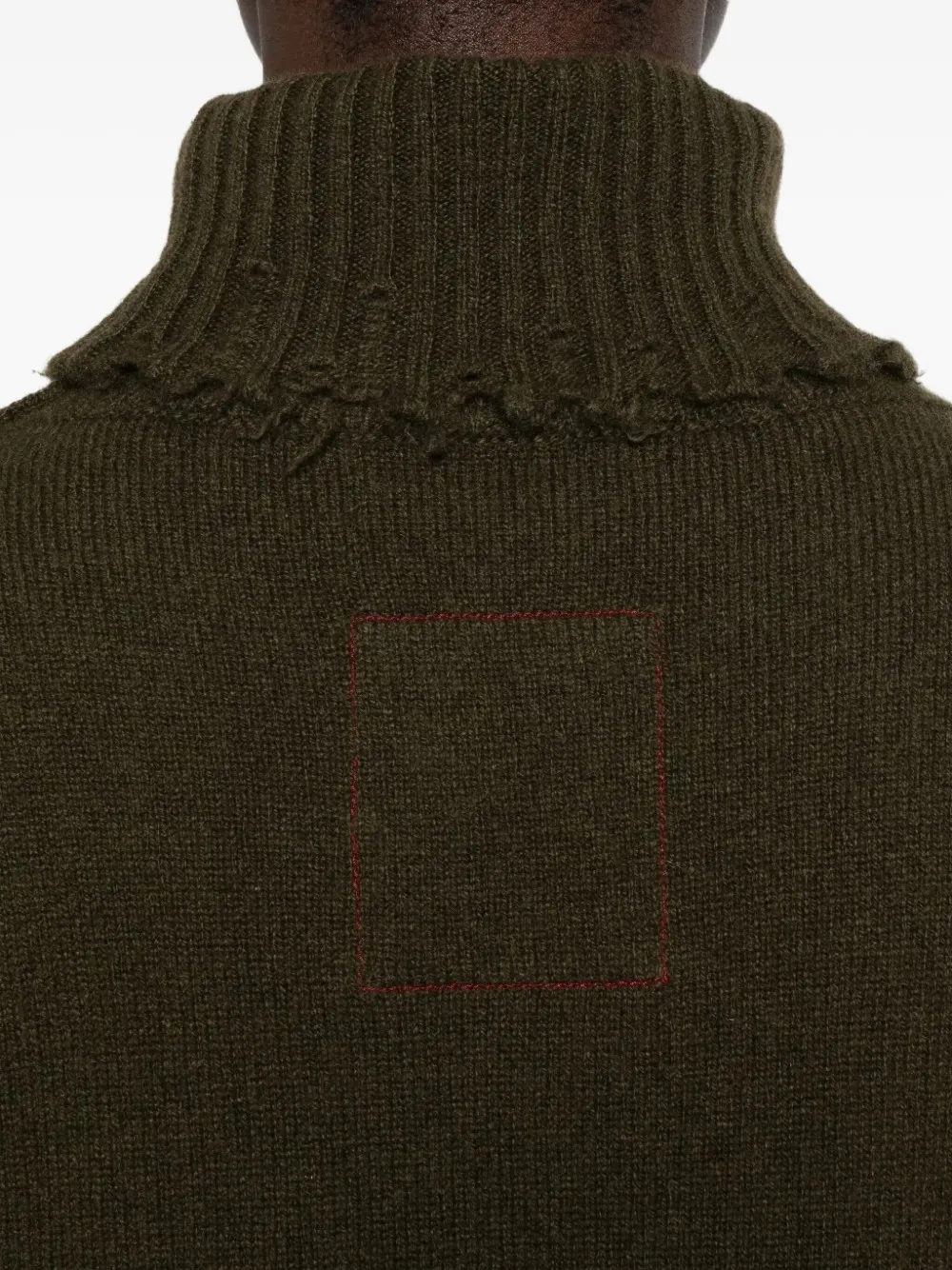 Uma Wang Coltrui met franje Groen