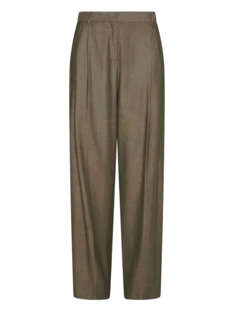 Marella Hull pleated straight-leg trousers