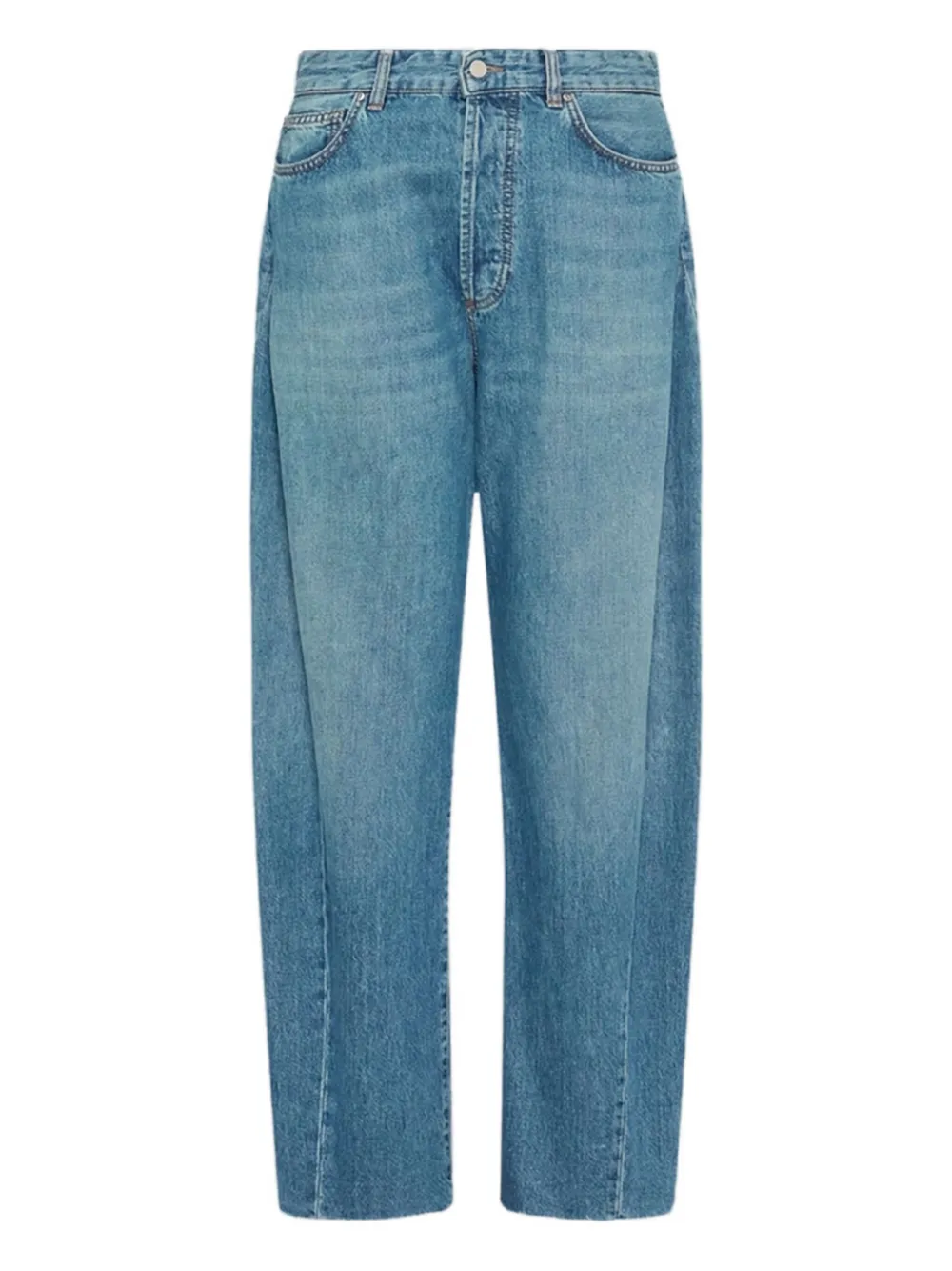 Marella Jeans met wijde pijpen Blauw