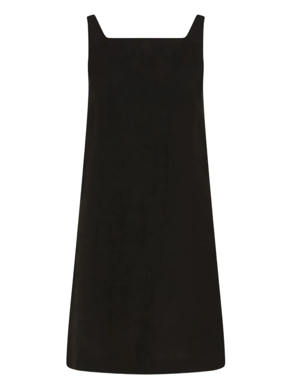 Marella Uvetta Square-neck Open-back Midi Dress In Black