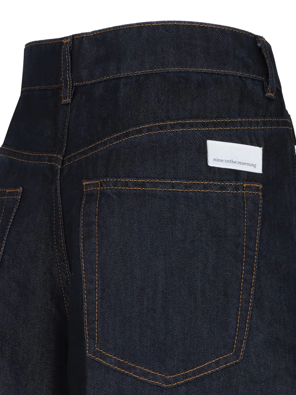 Nine In The Morning Jeans met wijde pijpen Blauw