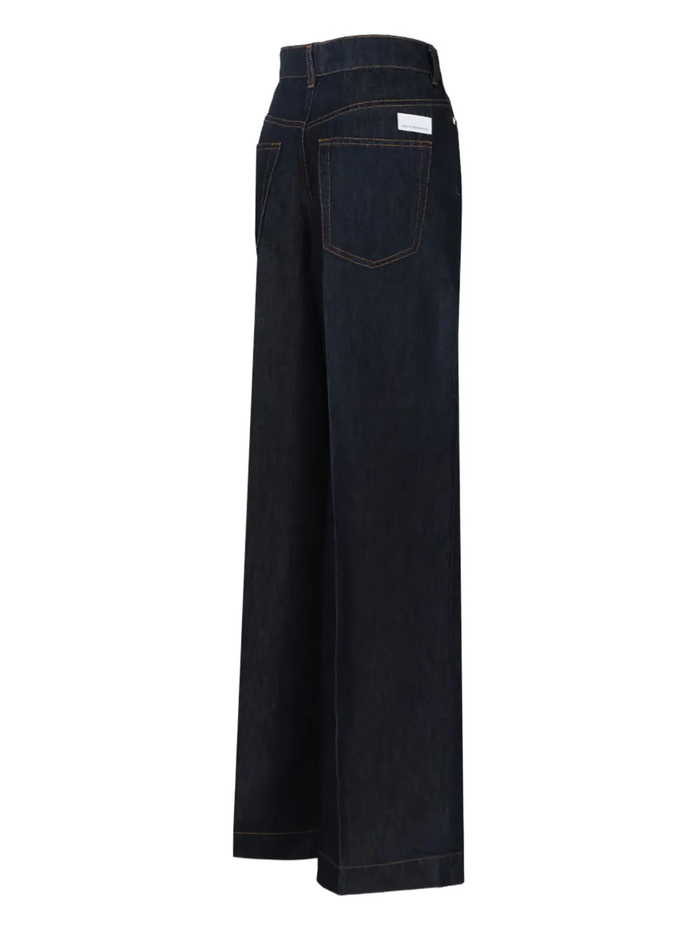 Nine In The Morning Jeans met wijde pijpen Blauw