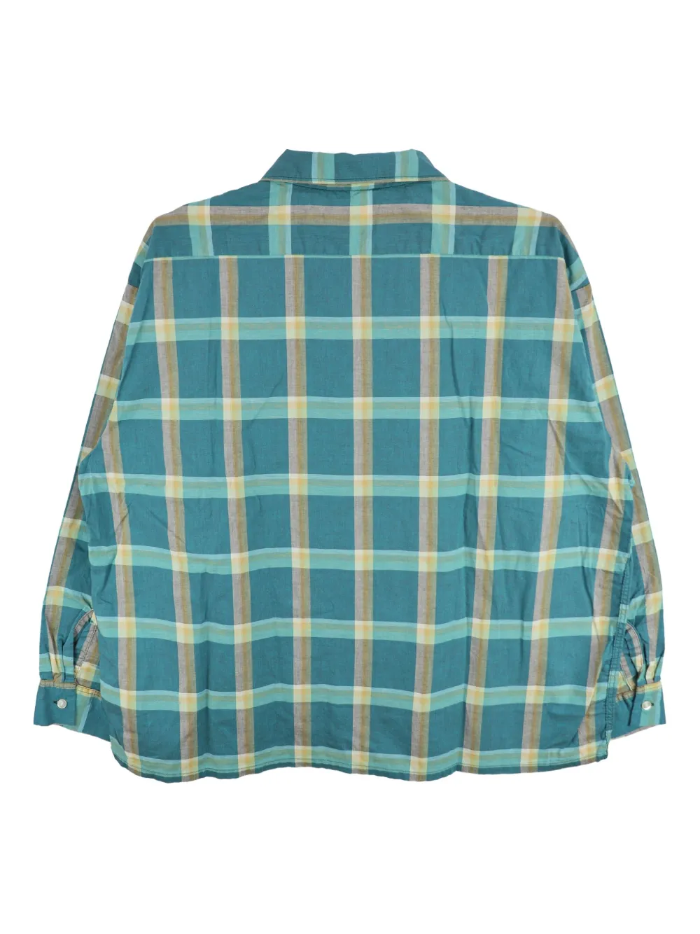 SAINT MXXXXXX Geruit overhemd - Groen