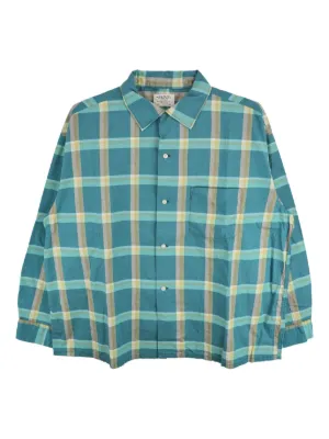 Neighborhood Savage tartan-check Shirt | Blue | FARFETCH