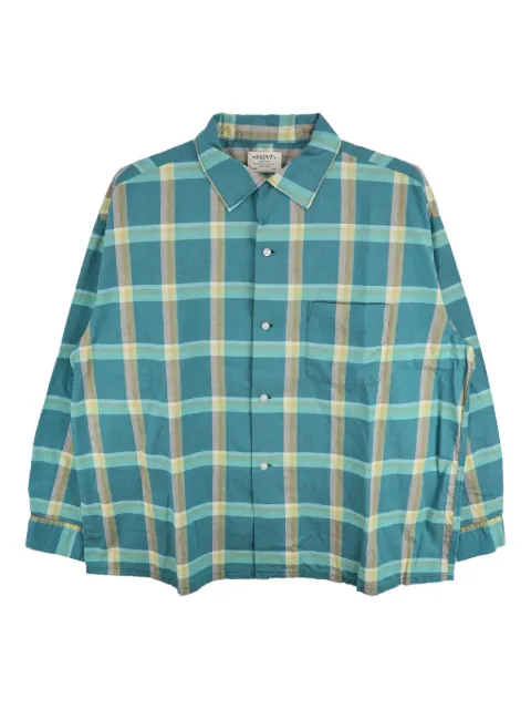 SAINT MXXXXXX checked buttoned shirt