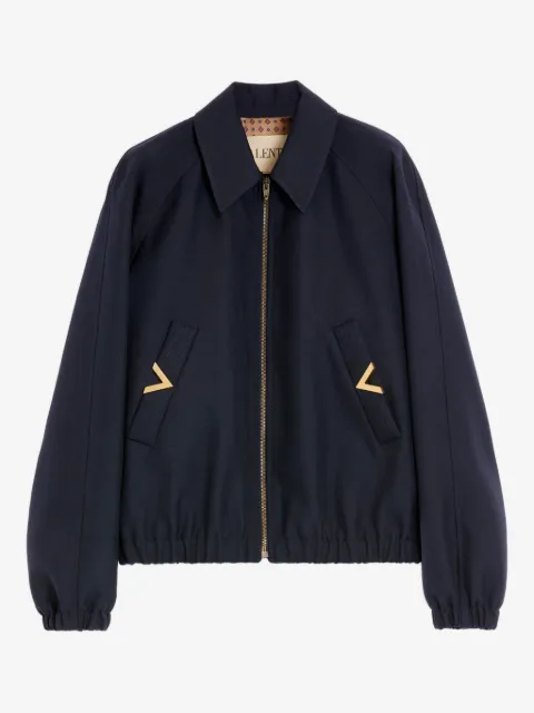 Valentino Garavani VGold pocket bomber jacket