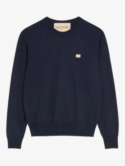 Valentino Garavani VLogo-patch wool sweater