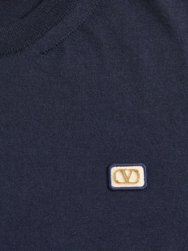 Valentino Garavani Vロゴ セーター | ブルー | FARFETCH JP