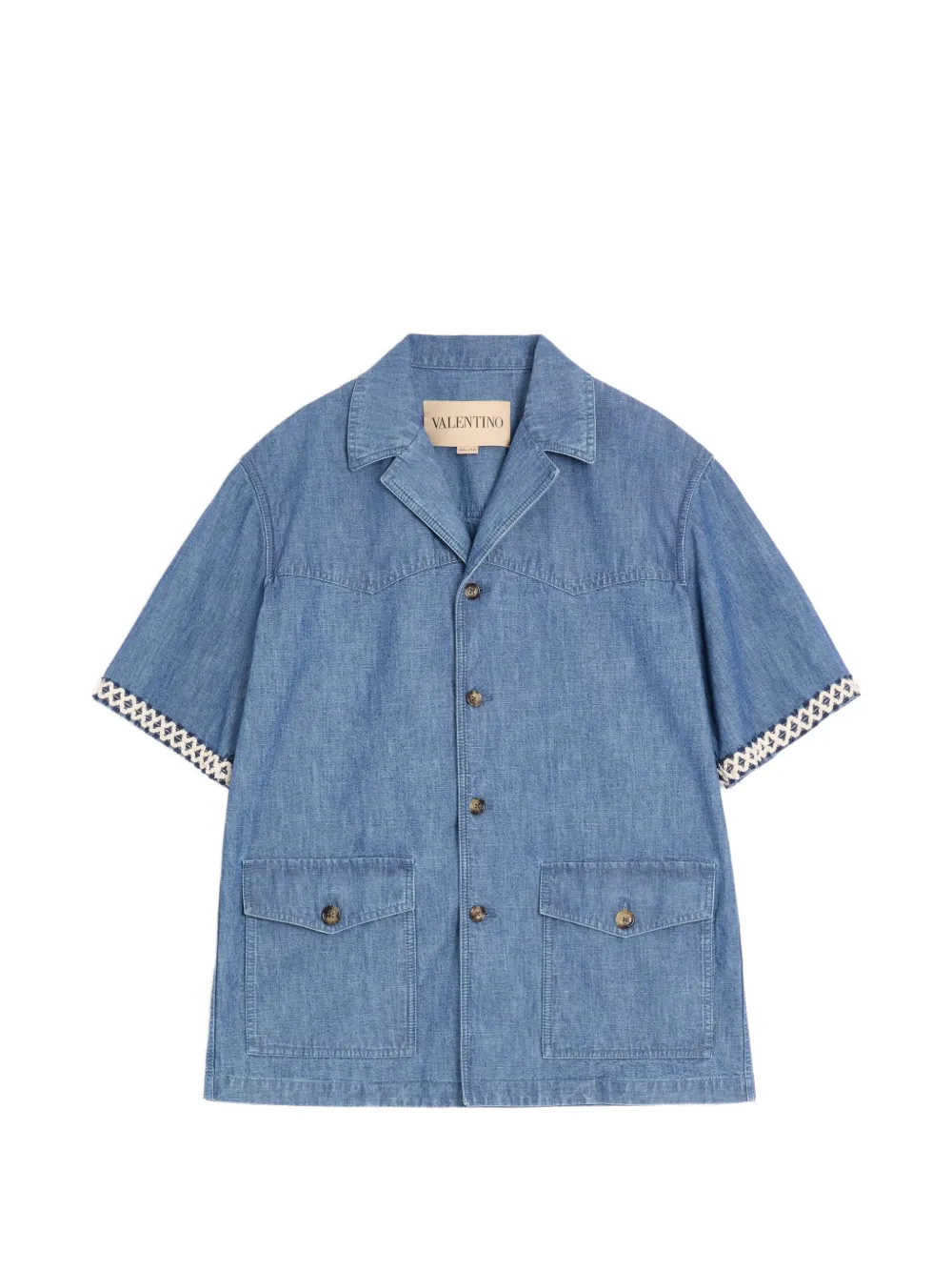 Valentino Garavani Camicia denim - Blu