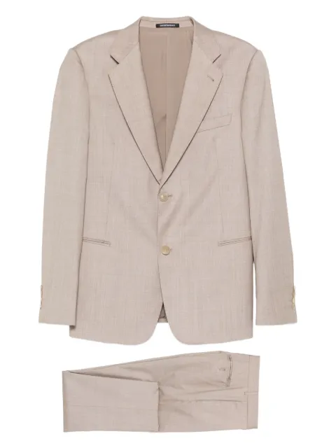Emporio Armani notched-lapel single-breasted suit
