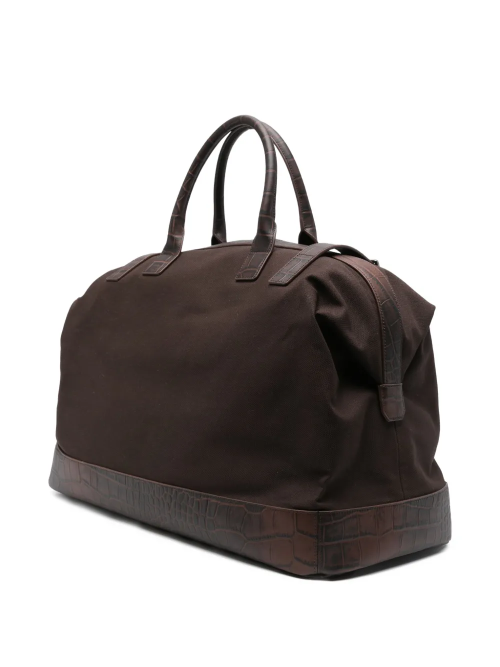 Emporio Armani crocodile-embossed leather holdall | Image 2