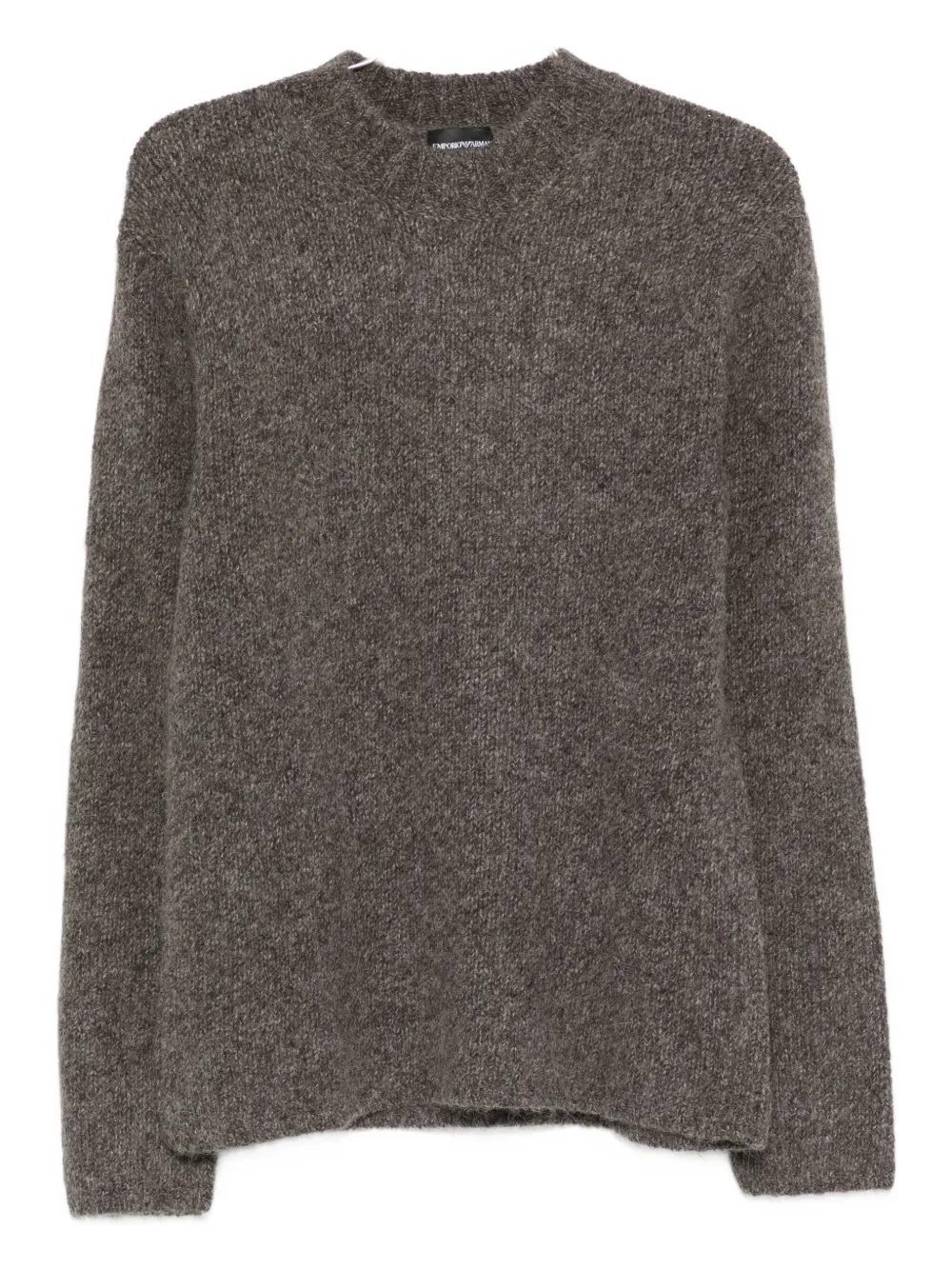 Emporio Armani wool crew-neck sweater Bruin
