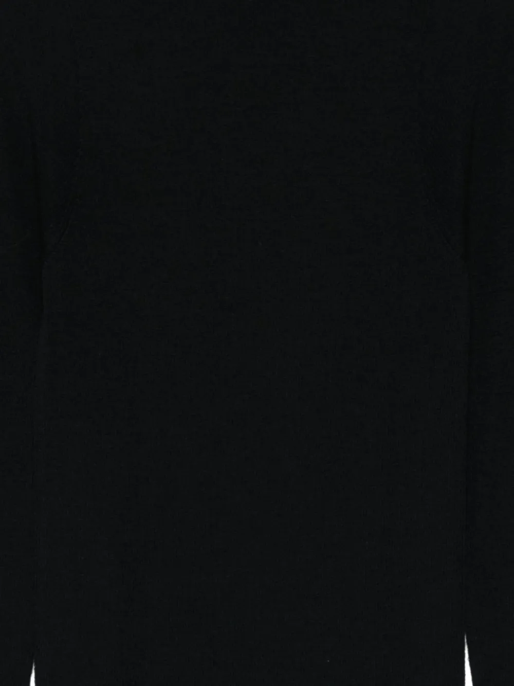 Emporio Armani Mock-neck Wool Sweater In Black