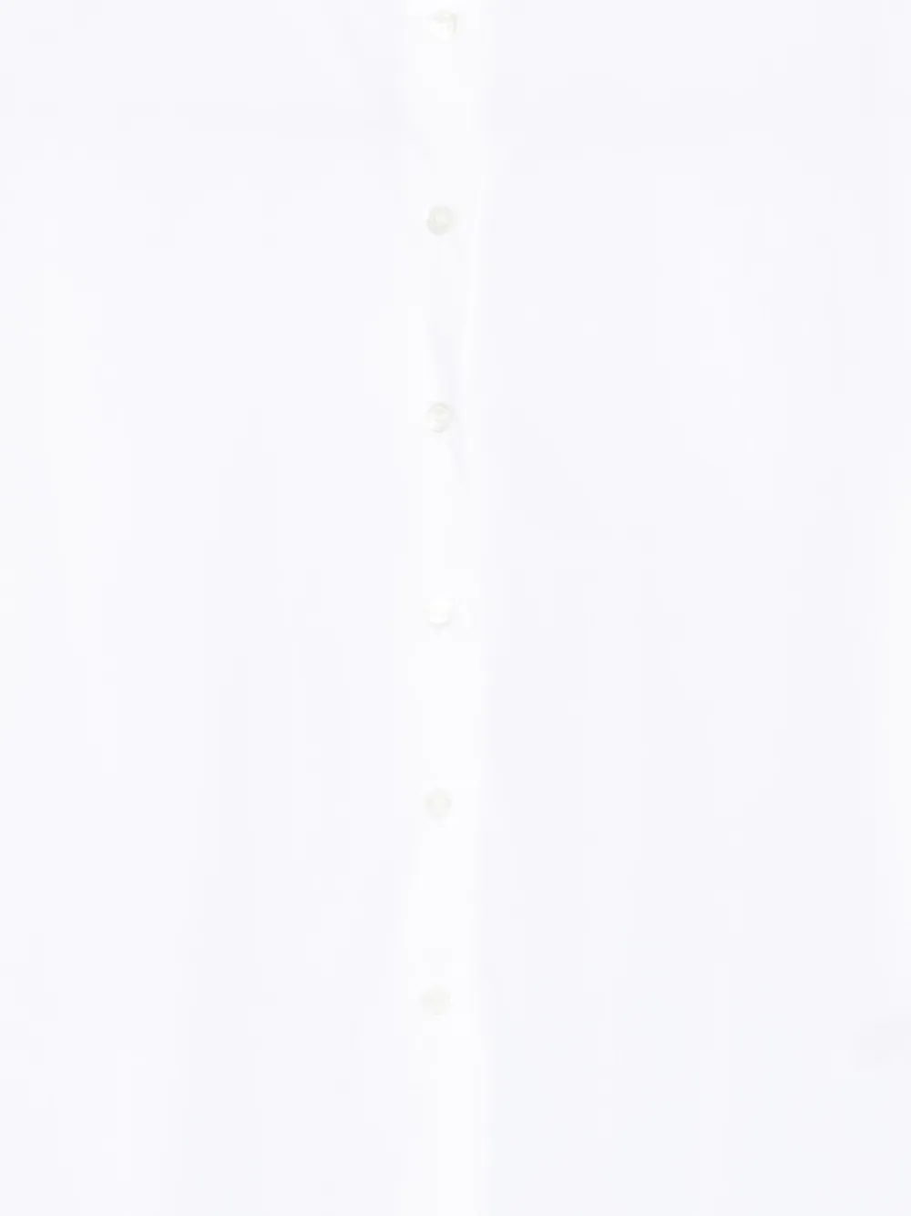 Emporio Armani Blouse met gewelfde afwerking en knopen Wit