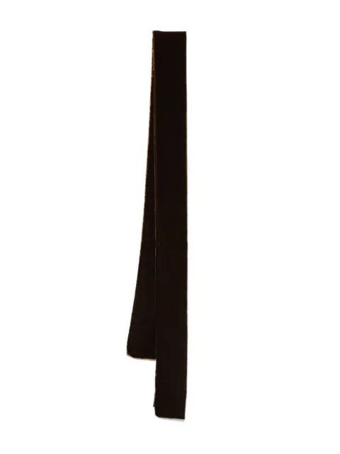Emporio Armani velvet-effect scarf
