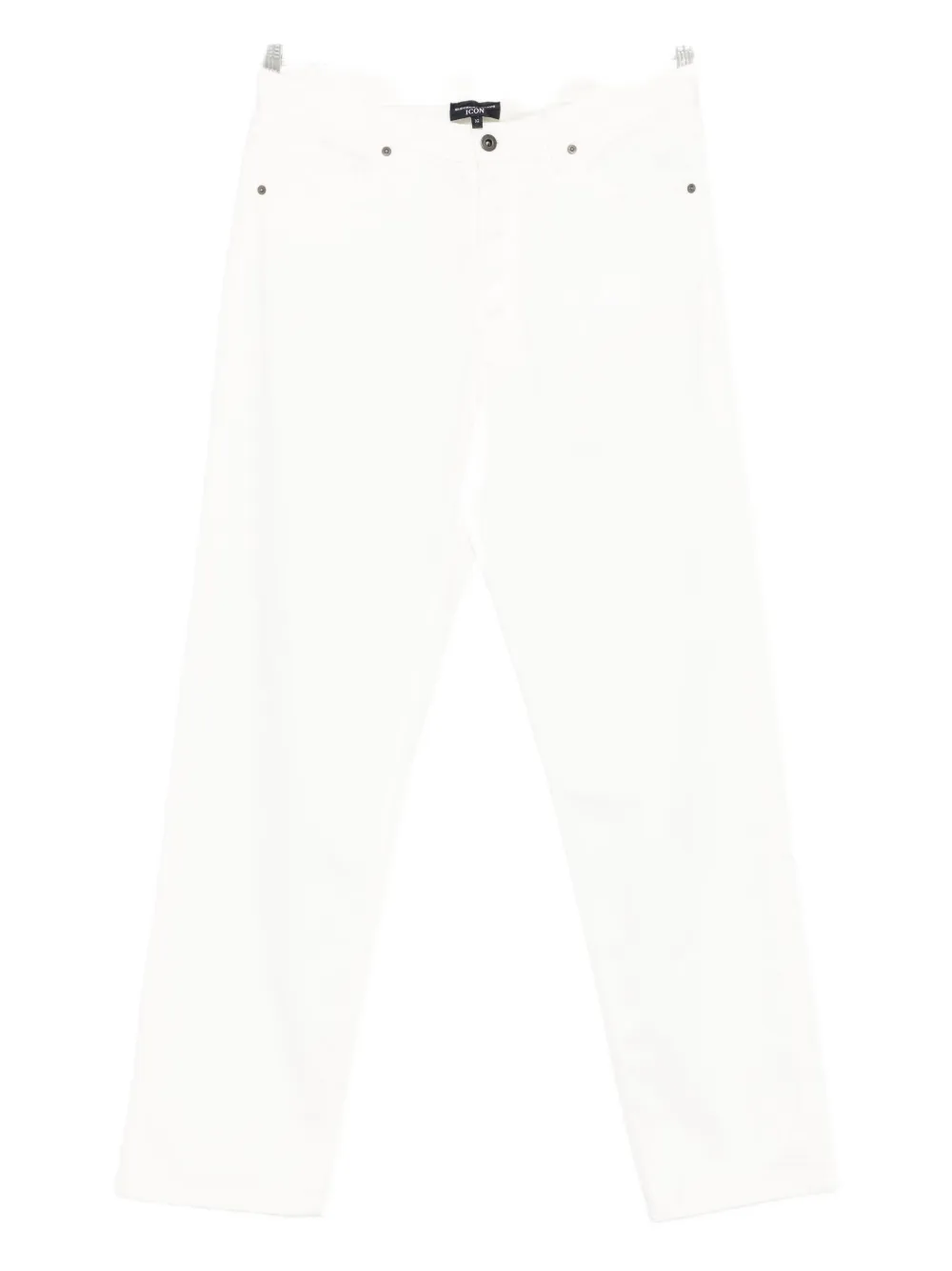 Emporio Armani five-pocket cotton jeans Wit