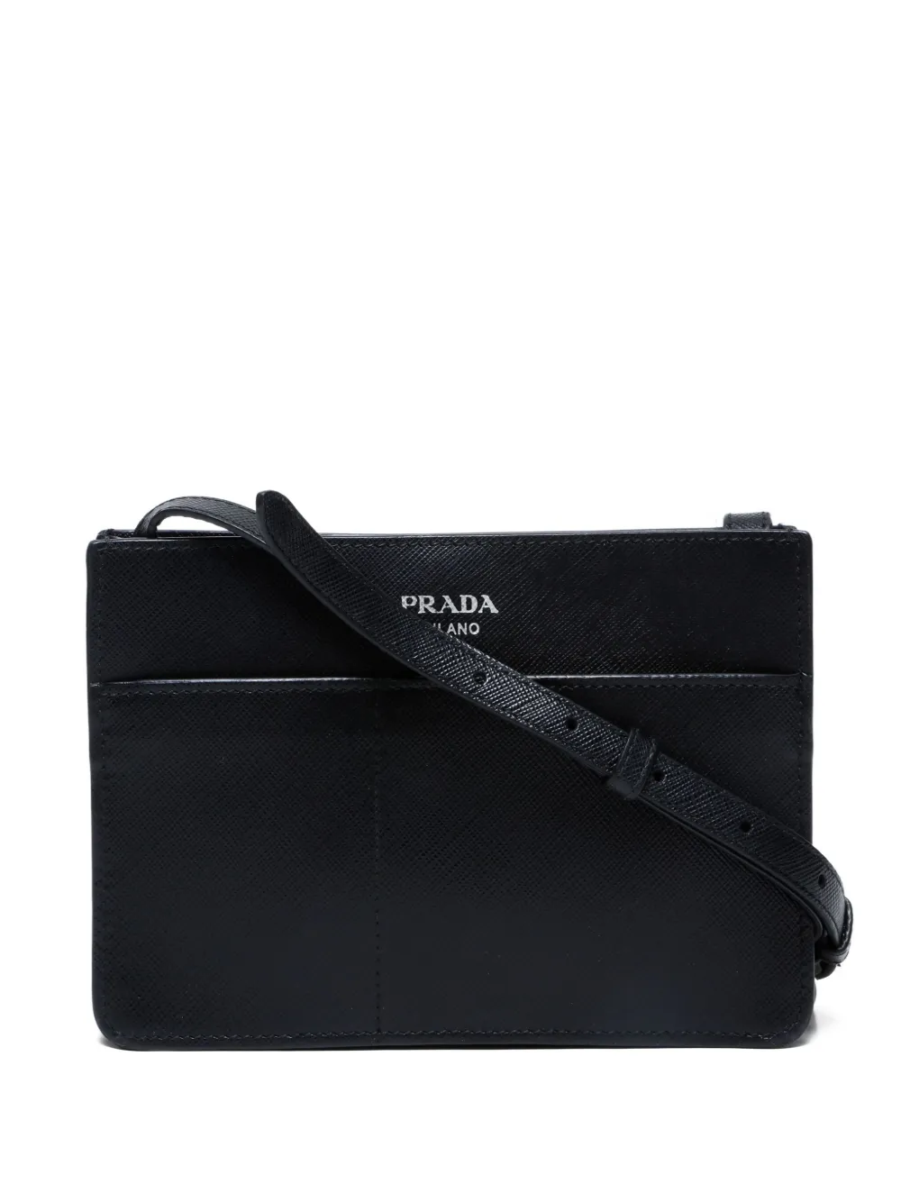 Prada Pre-Owned 2000-2020 mini leather shoulder bag | Black | Image 1