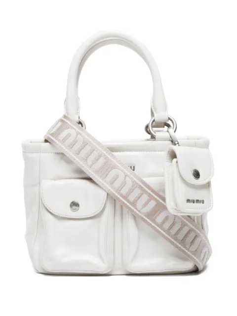 Miu Miu Pre-Owned 2021 mini Shine tote bag