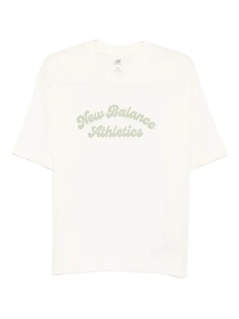 New Balance logo-print cotton T-shirt