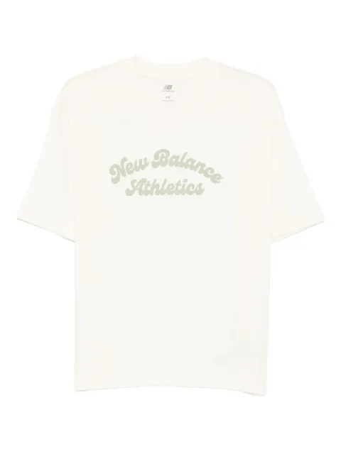 New Balance logo-print cotton T-shirt