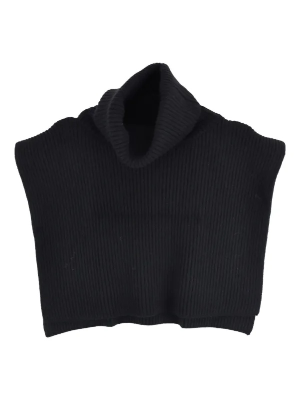 The Row Ribbed Turtleneck Collar Black FARFETCH PH