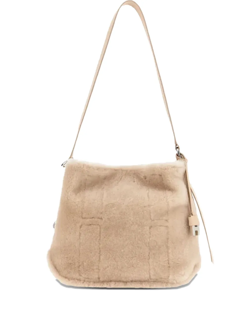 Hogan Magnetic-closure Leather Tote Bag In Neutral