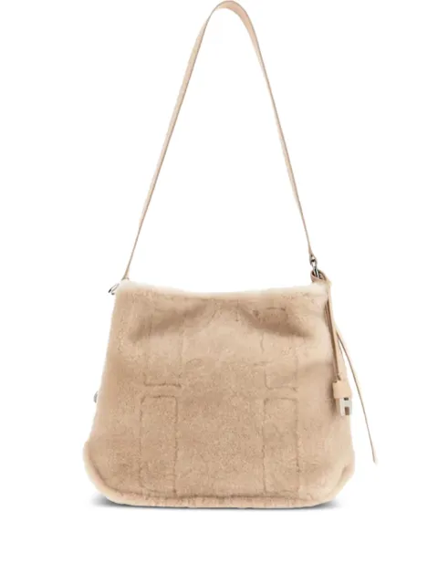 Hogan magnetic-closure leather tote bag