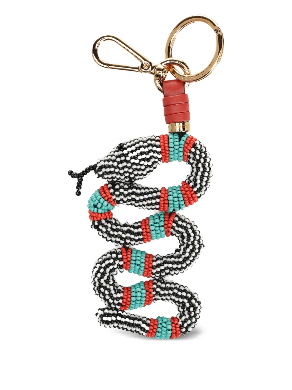 ETRO Sleutelhanger met kralen Zwart